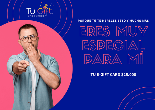 TU E-GIFT CARD DE $25.000 - tugift.cl E-GIFT CARD TU E-GIFT CARD DE $25.000