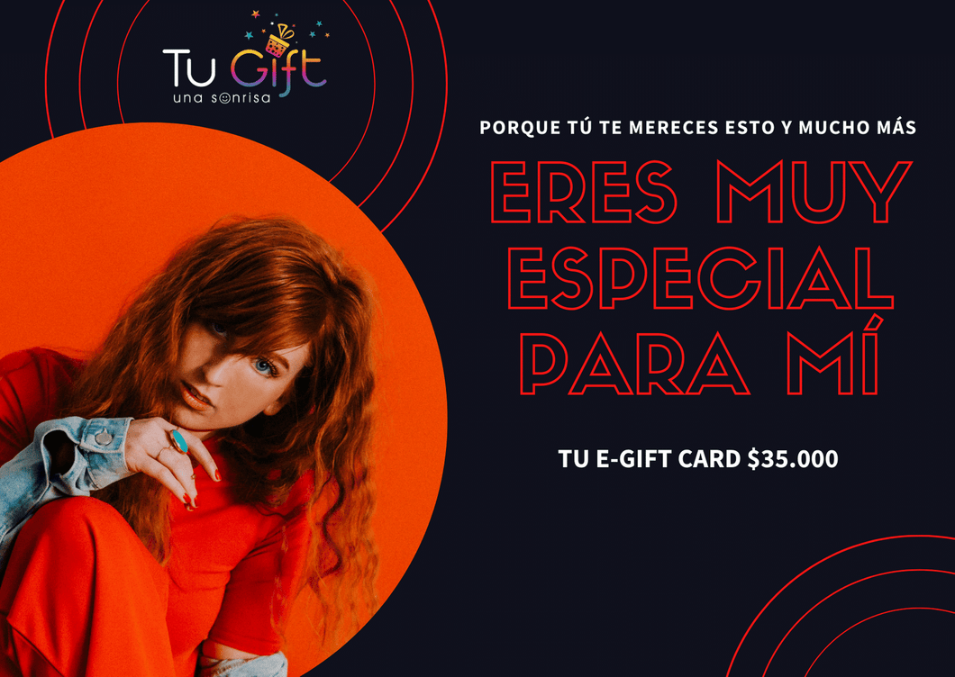 TU E-GIFT CARD DE $35.000 - tugift.cl E-GIFT CARD TU E-GIFT CARD DE $35.000